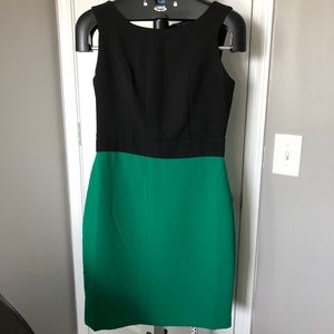 Black and Green Formal dress Banana Republic